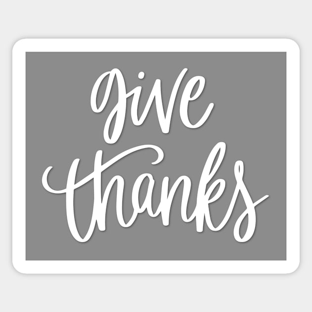 Give Thanks Sticker by chrissyloo